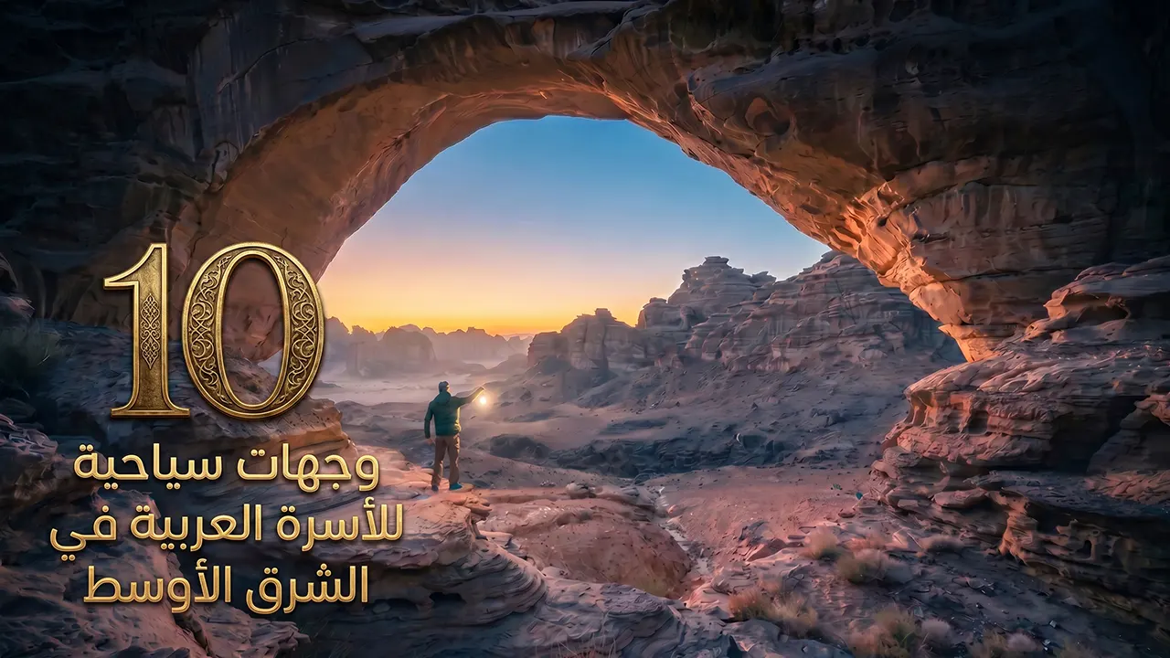 قم بجولة لمُدن ودِول الشرق الأوسط لاكتشاف أفضل الوجهات السياحية التي تلائم الأسرة العربية.