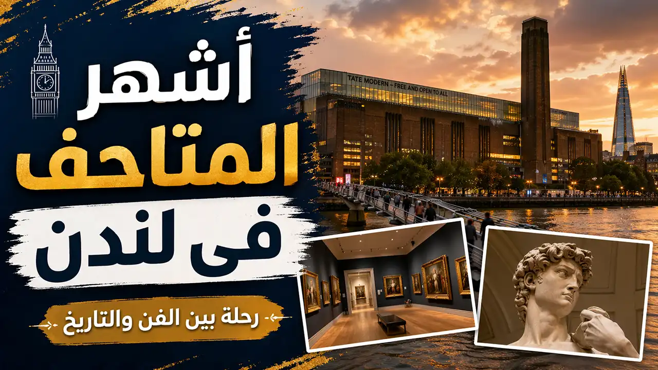 تعرف معنا على  مجموعة من أشهر المتاحف التي يجب عليك زيارتها في لندن.