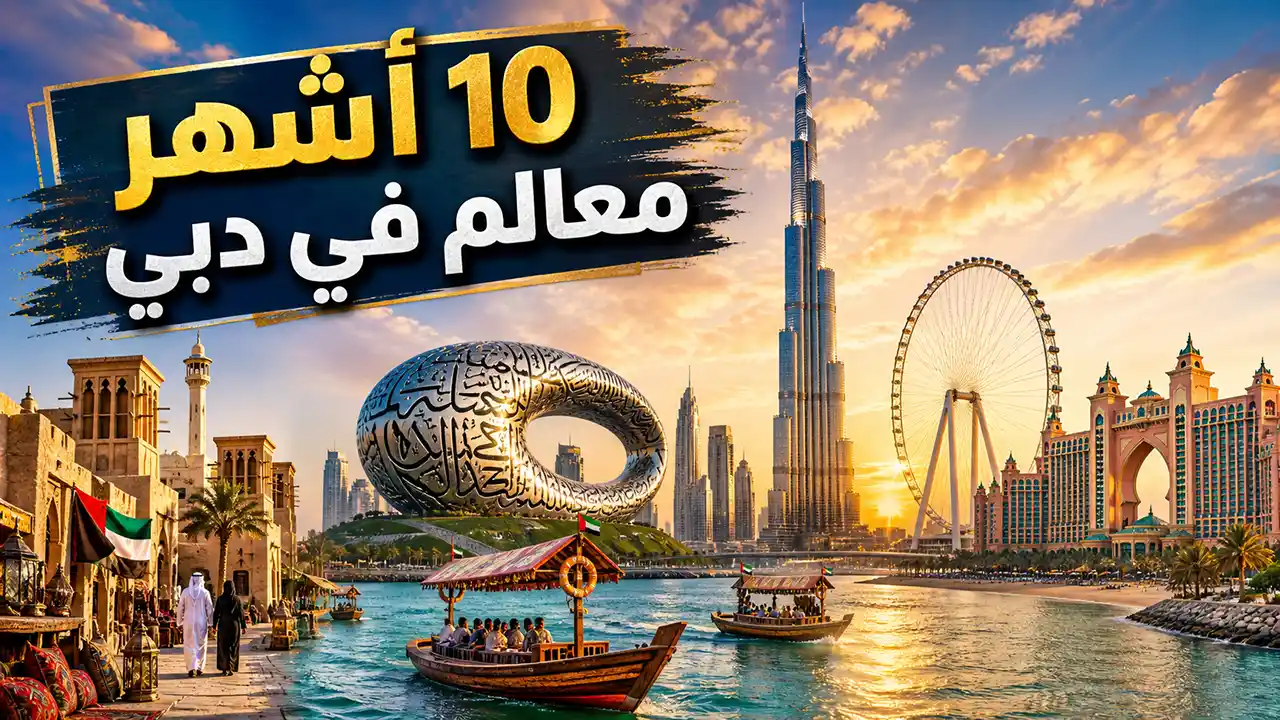اكتشف معنا مجموعة مُميزة من أشهر المعالم السياحية في مدينة دبي.