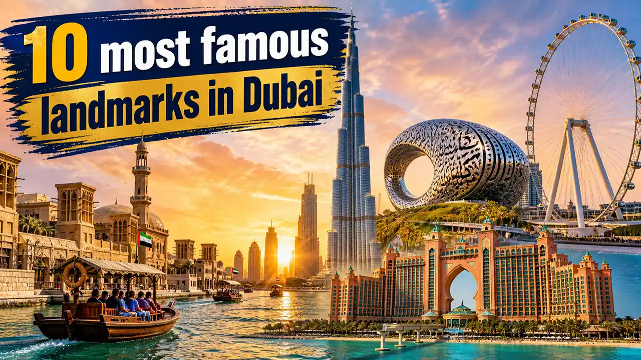 Discover with us a unique collection of the most famous tourist attractions in Dubai.